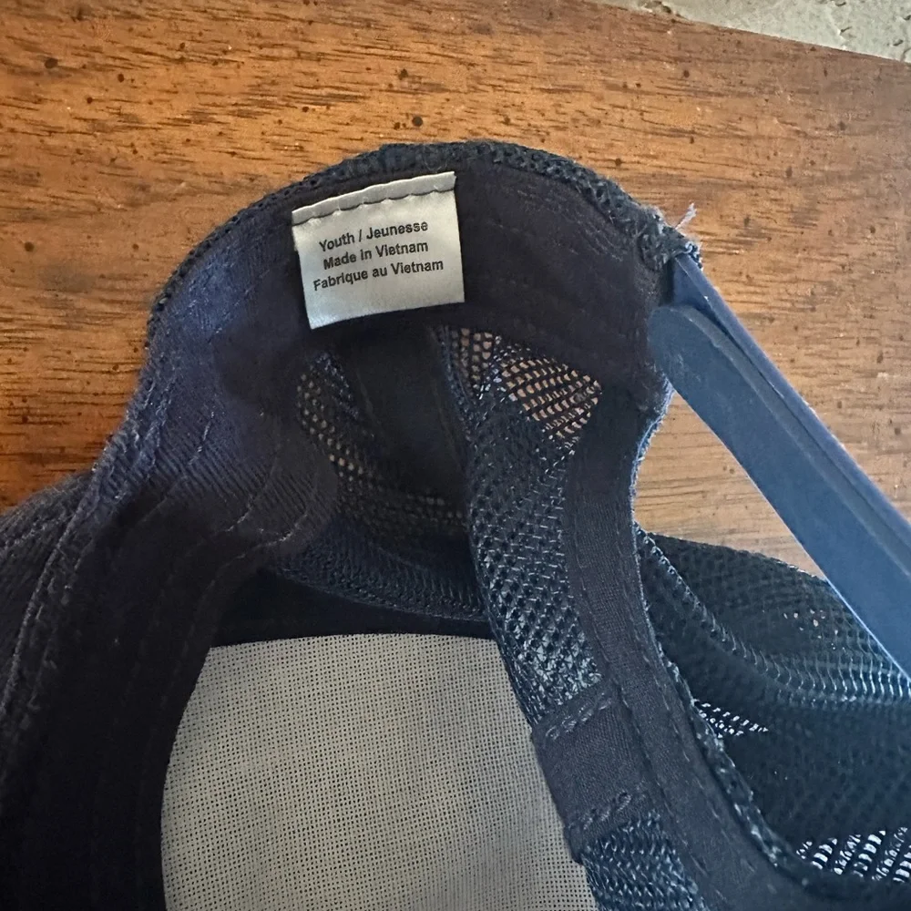 Cabela's Youth Bass Pro Shop Navy Blue SnapBack Cap